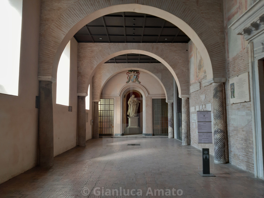 "Roma - Atrio di Santa Sabina" stock image