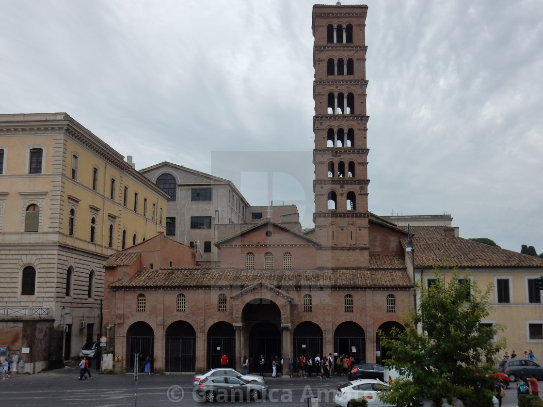 "Roma - Basilica di Santa Maria in Cosmedin" stock image