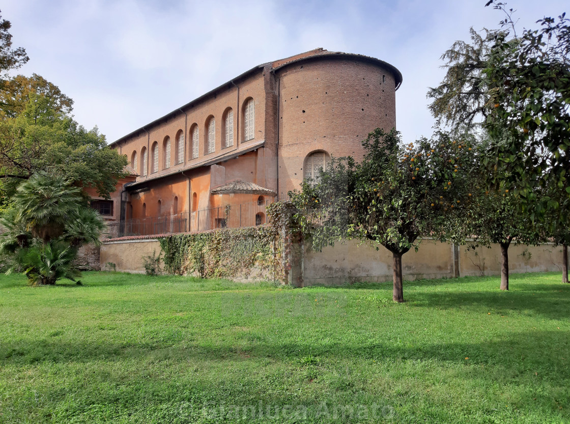 "Roma - Chiesa di Santa Sabina dal Giardino degli Aranci" stock image