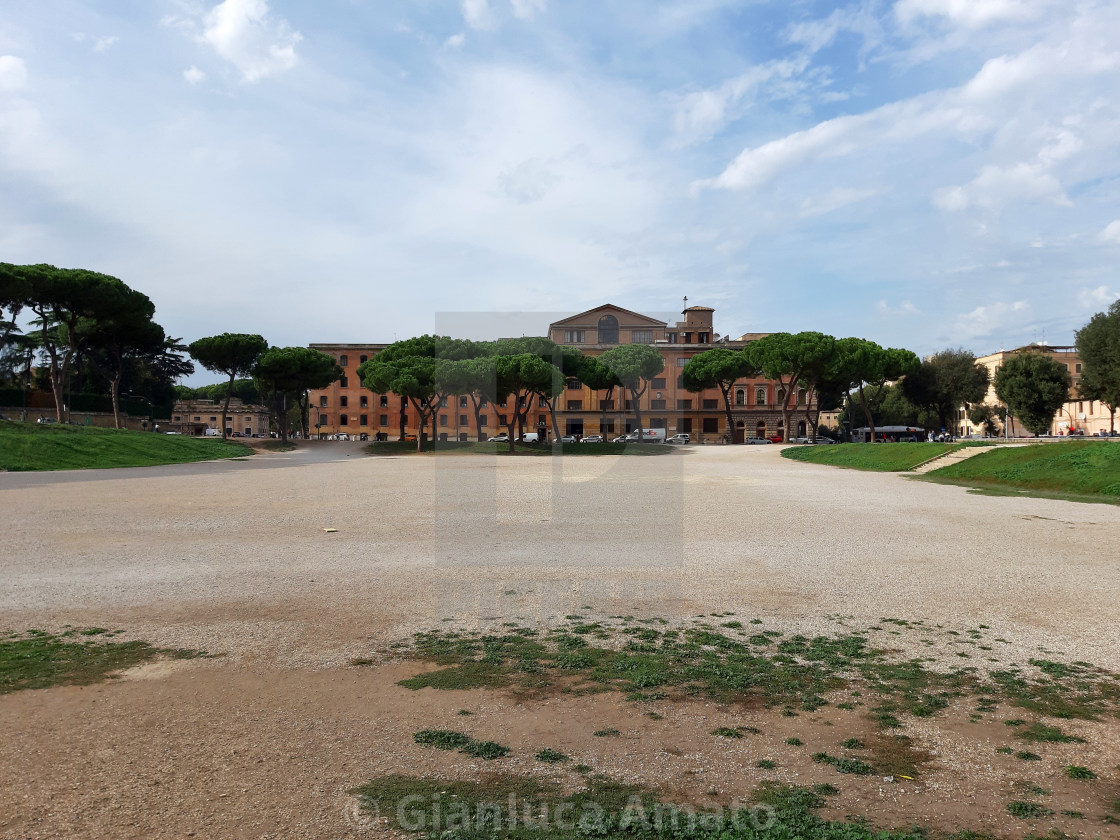 "Roma - Ex Pastificio Pantanella dal Circo Massimo" stock image