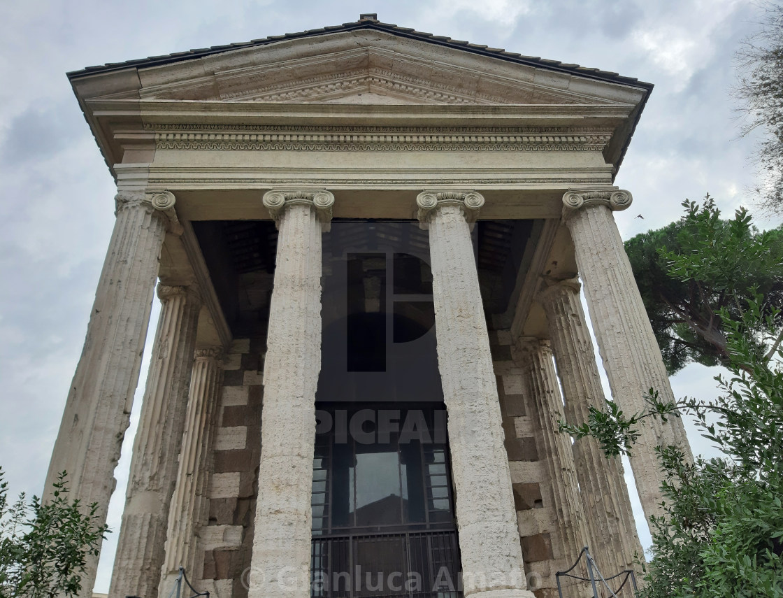 "Roma - Facciata del Tempio di Portuno" stock image