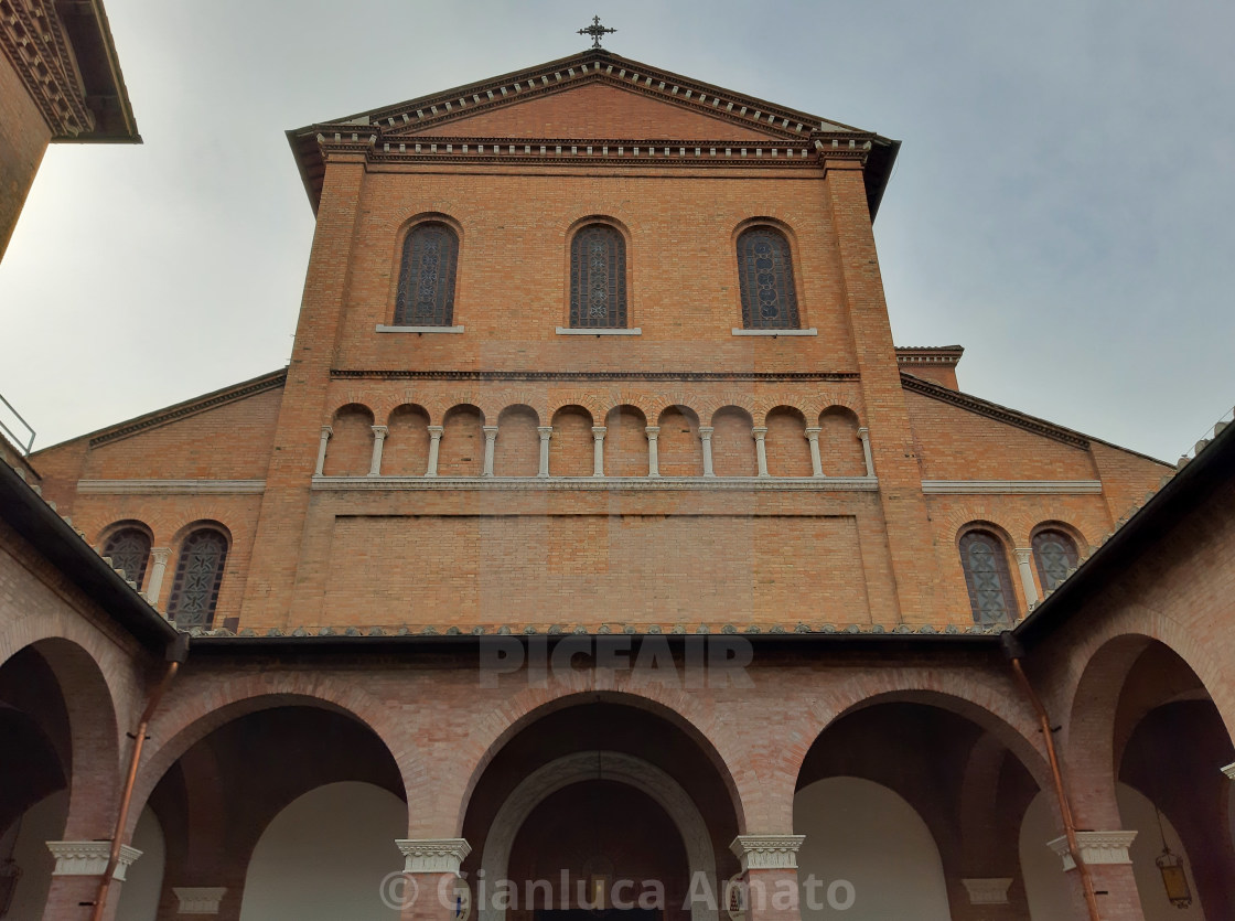 "Roma - Facciata della chiesa di Sant'Anselmo" stock image