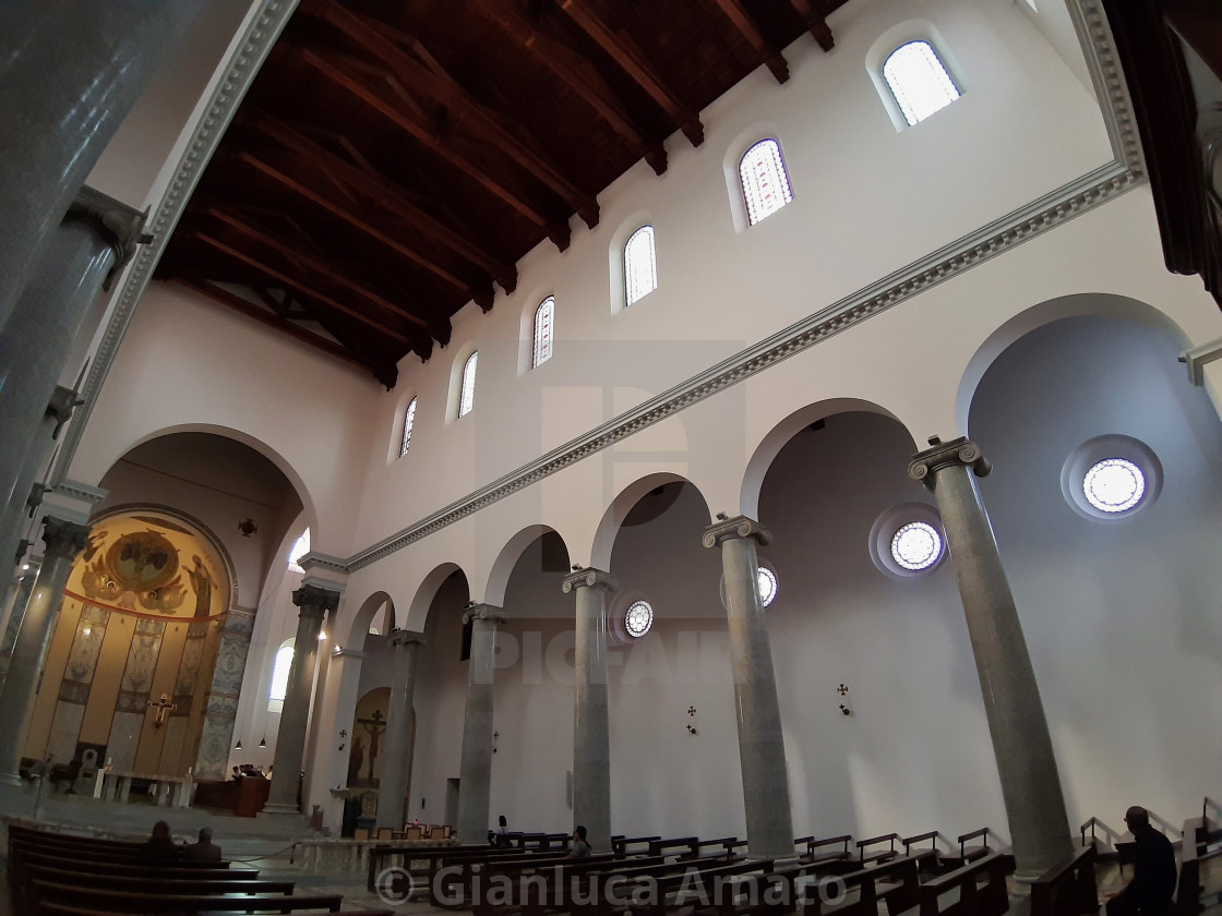 "Roma - Interno della chiesa di Sant'Anselmo" stock image