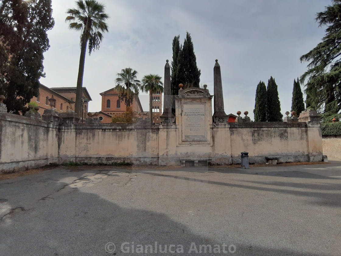 "Roma - Piazza dei Cavalieri di Malta" stock image