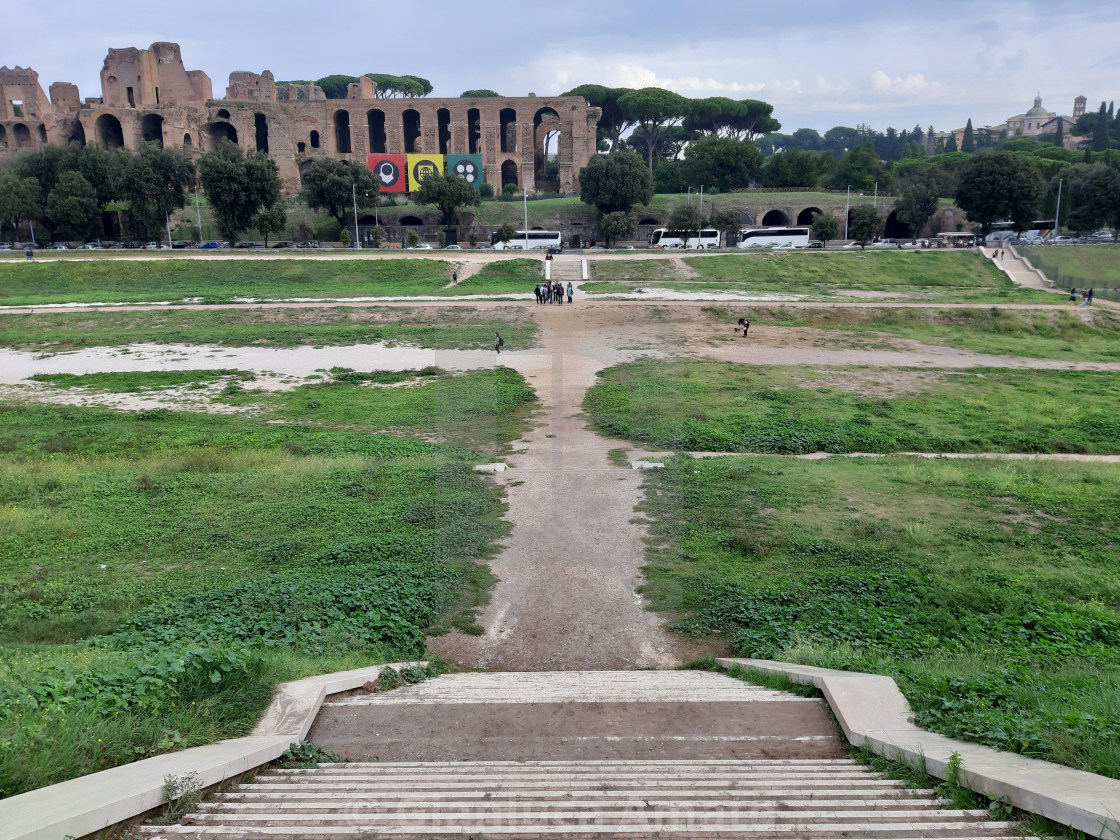 "Roma - Scalinata del Circo Massimo" stock image