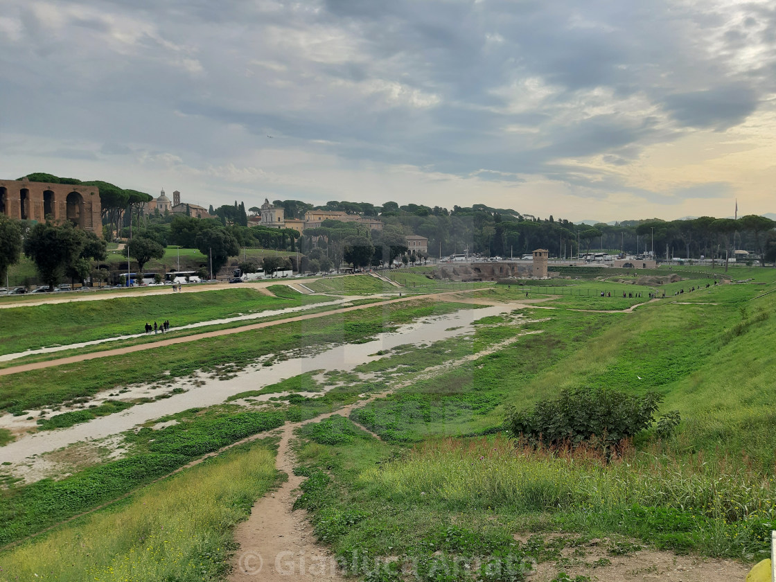 "Roma - Scorcio del Circo Massimo dal belvedere" stock image