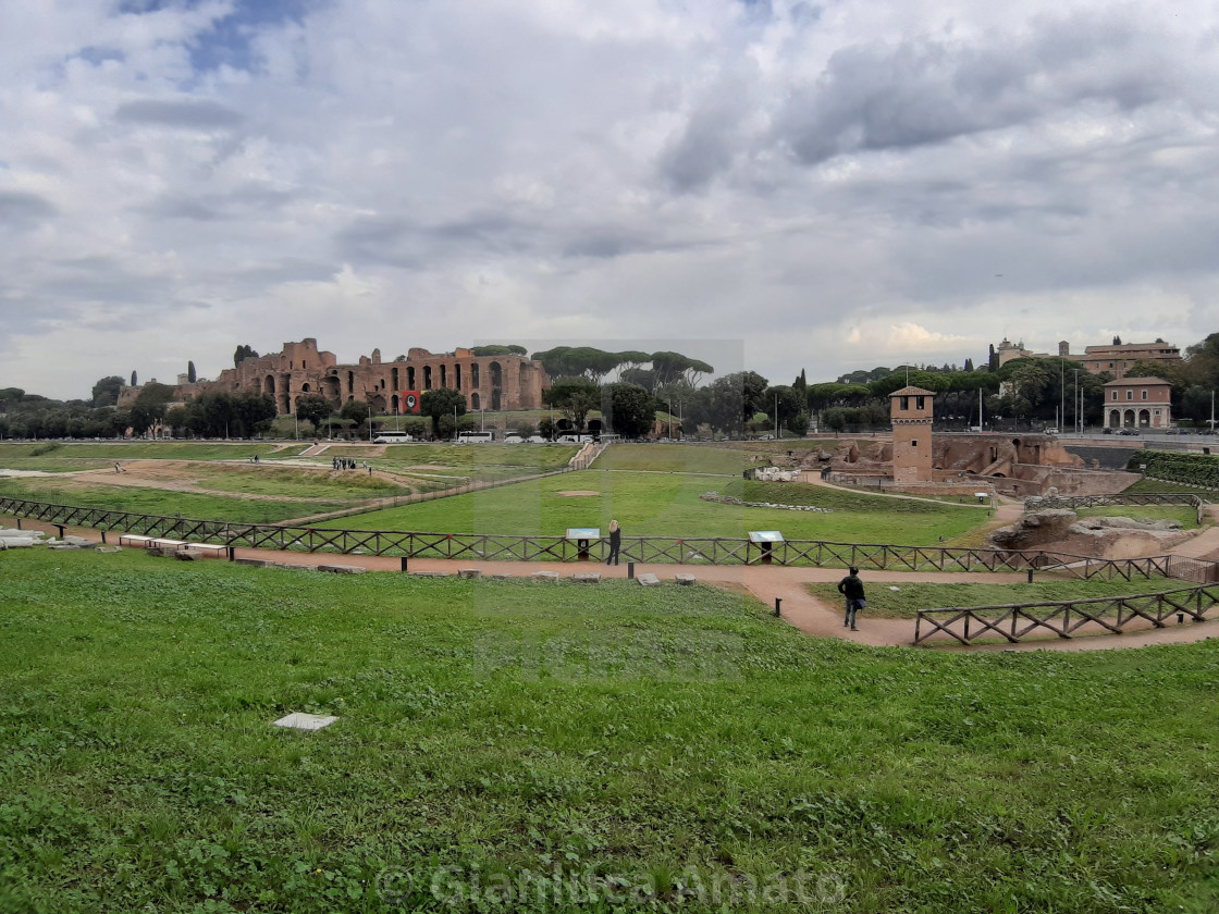 "Roma - Scorcio del Circo Massimo" stock image