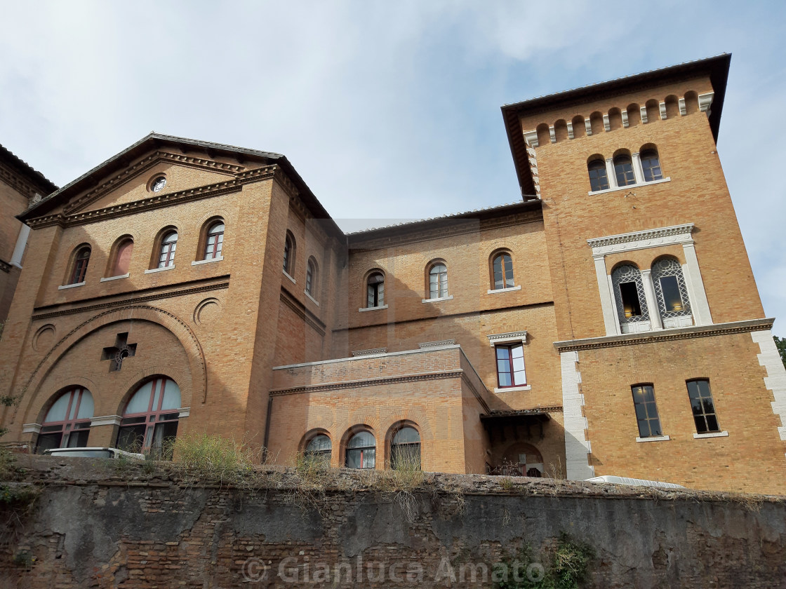 "Roma - Scorcio di Sant'Anselmo" stock image