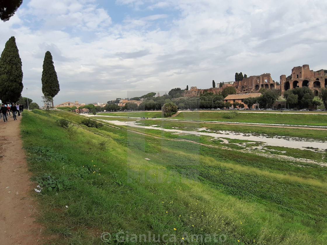 "Roma - Scorcio panoramico del Circo Massimo" stock image