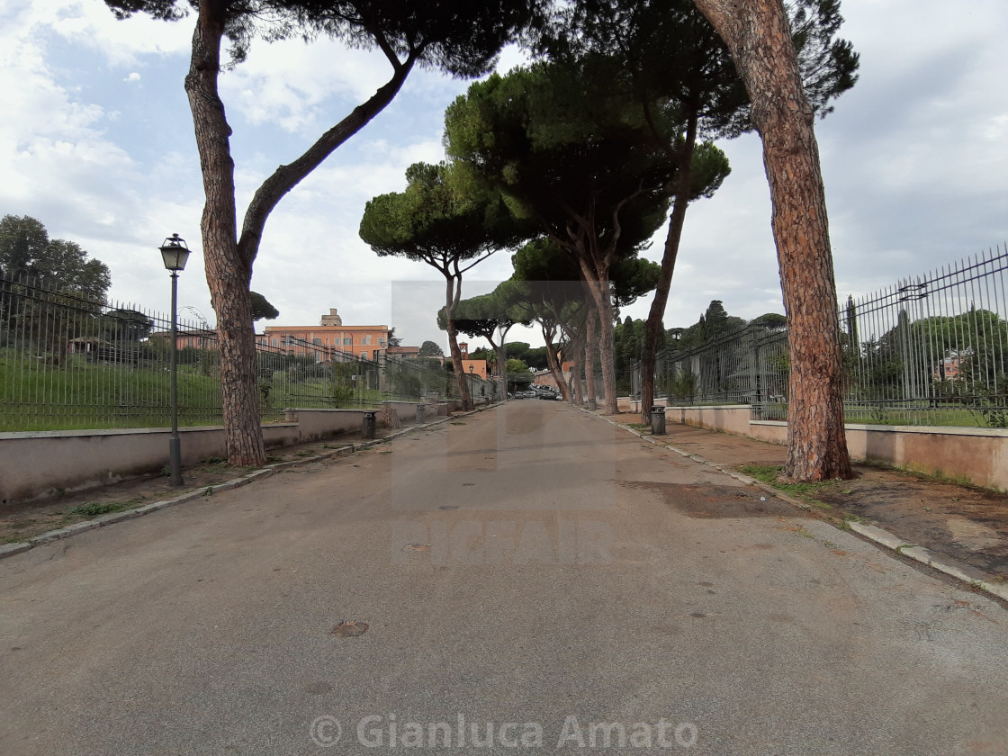 "Roma - Via di Valle Murcia" stock image