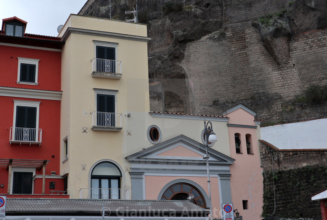 "Sorrento - Chiesa Madonna del Soccorso" stock image