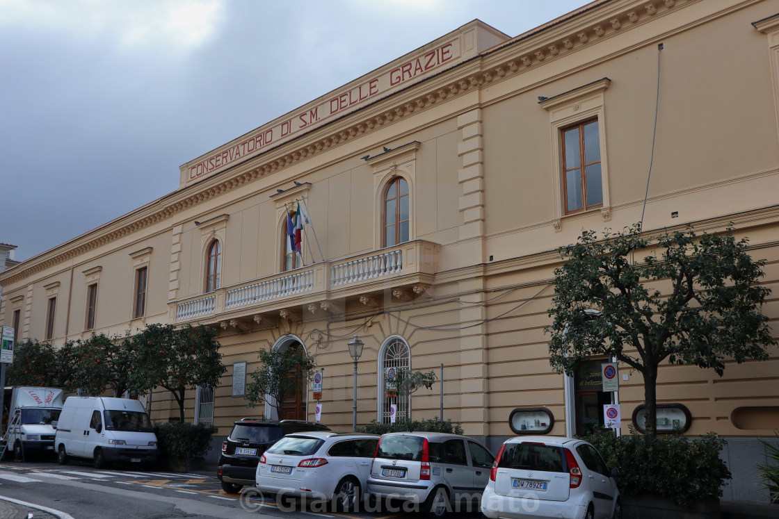 "Sorrento - Conservatorio di Santa Maria delle Grazie" stock image