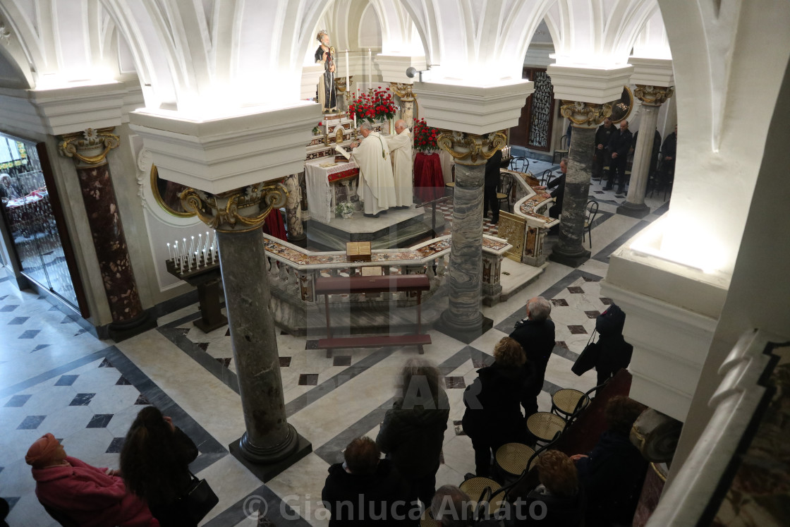 "Sorrento - Cripta della Basilica di Sant'Antonino" stock image