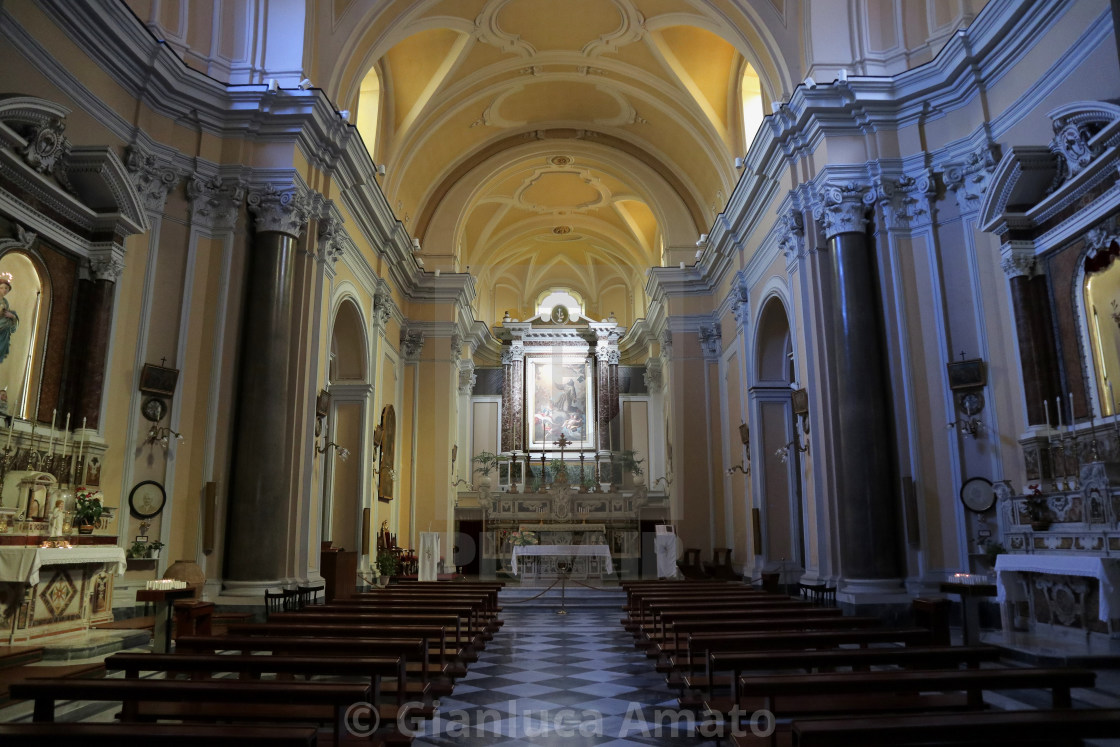 "Sorrento - Interno di San Francesco" stock image