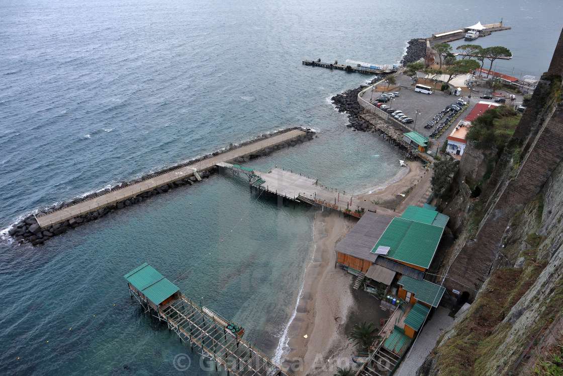 "Sorrento - Molo a Marina Piccola" stock image