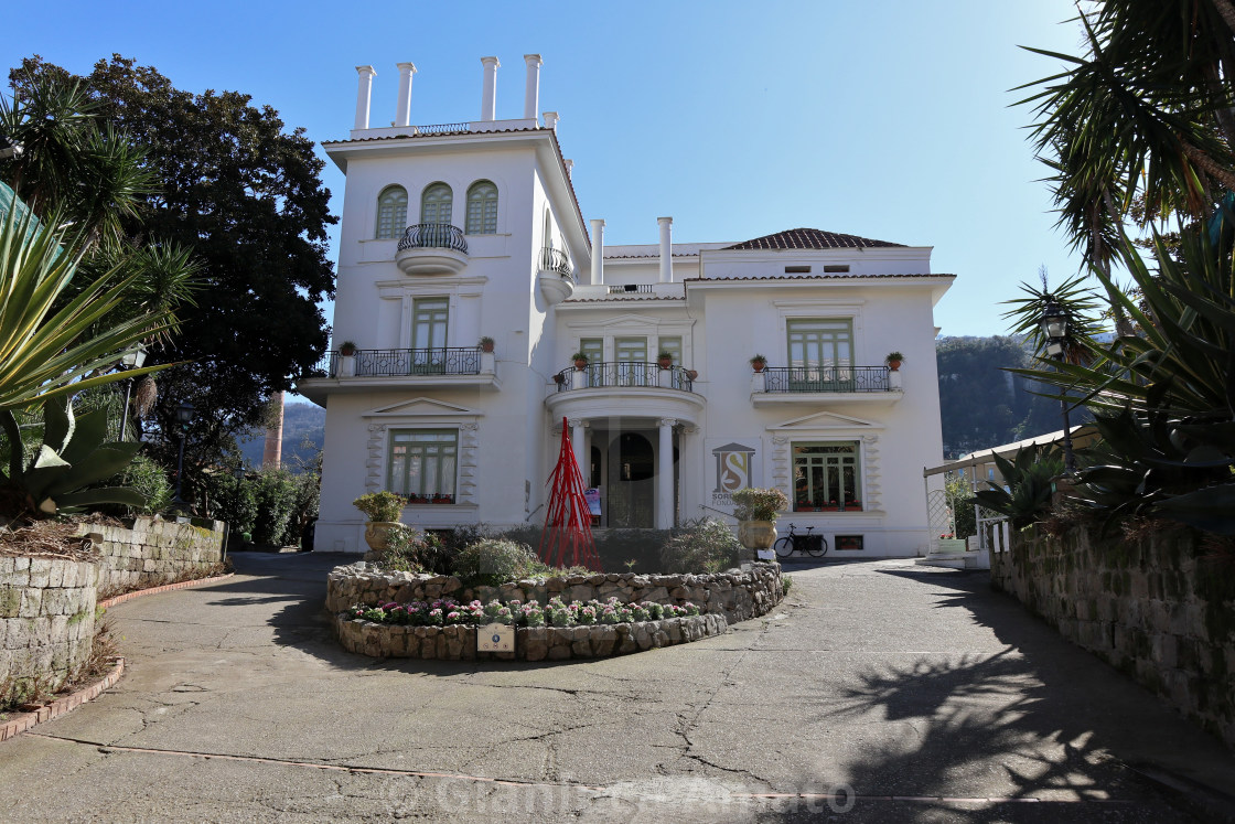 "Sorrento - Parco di Villa Fiorentino" stock image