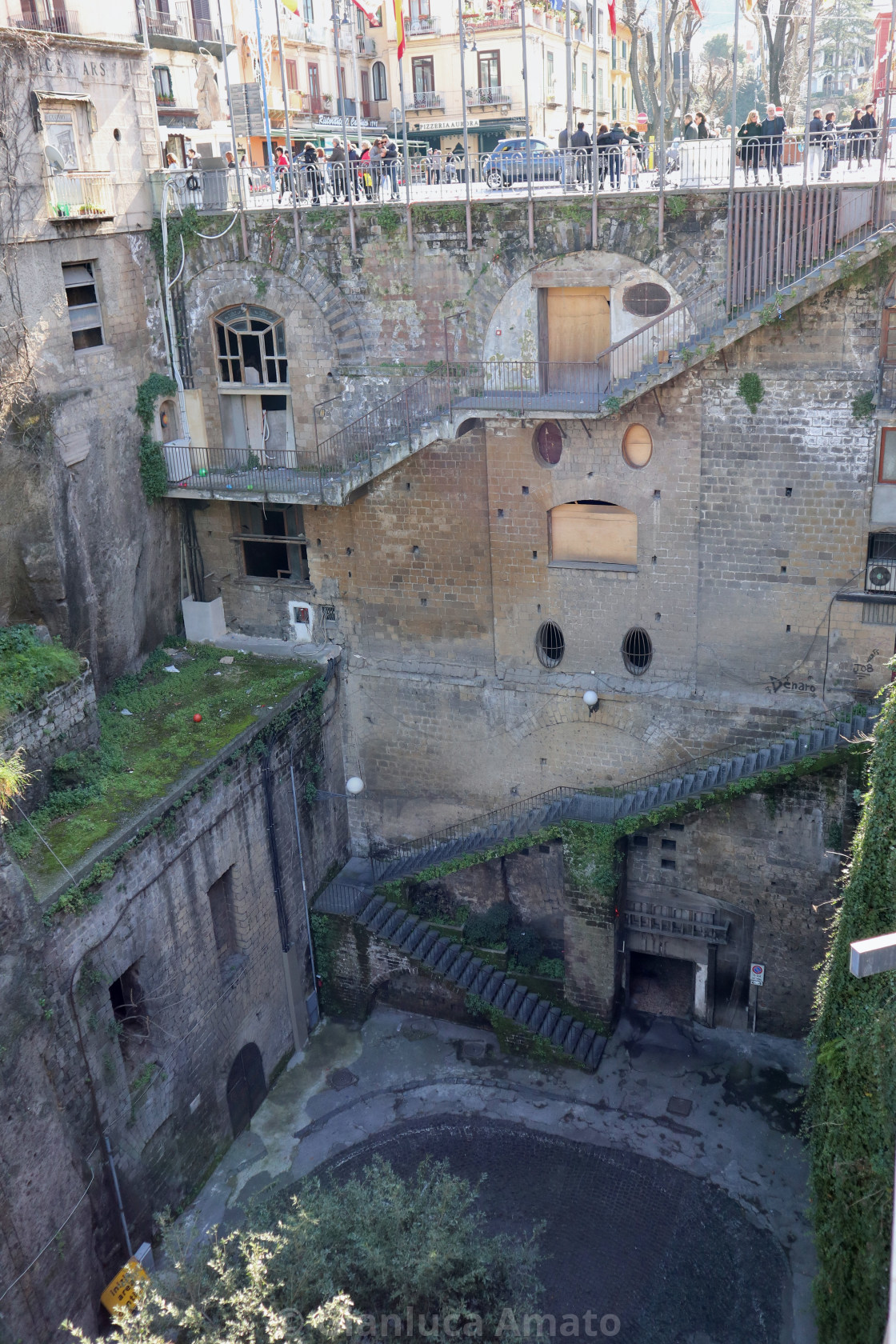 "Sorrento - Scale su via Luigi De Maio" stock image