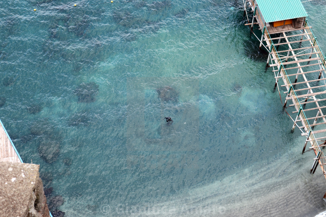 "Sorrento - Sub a Marina Piccola" stock image