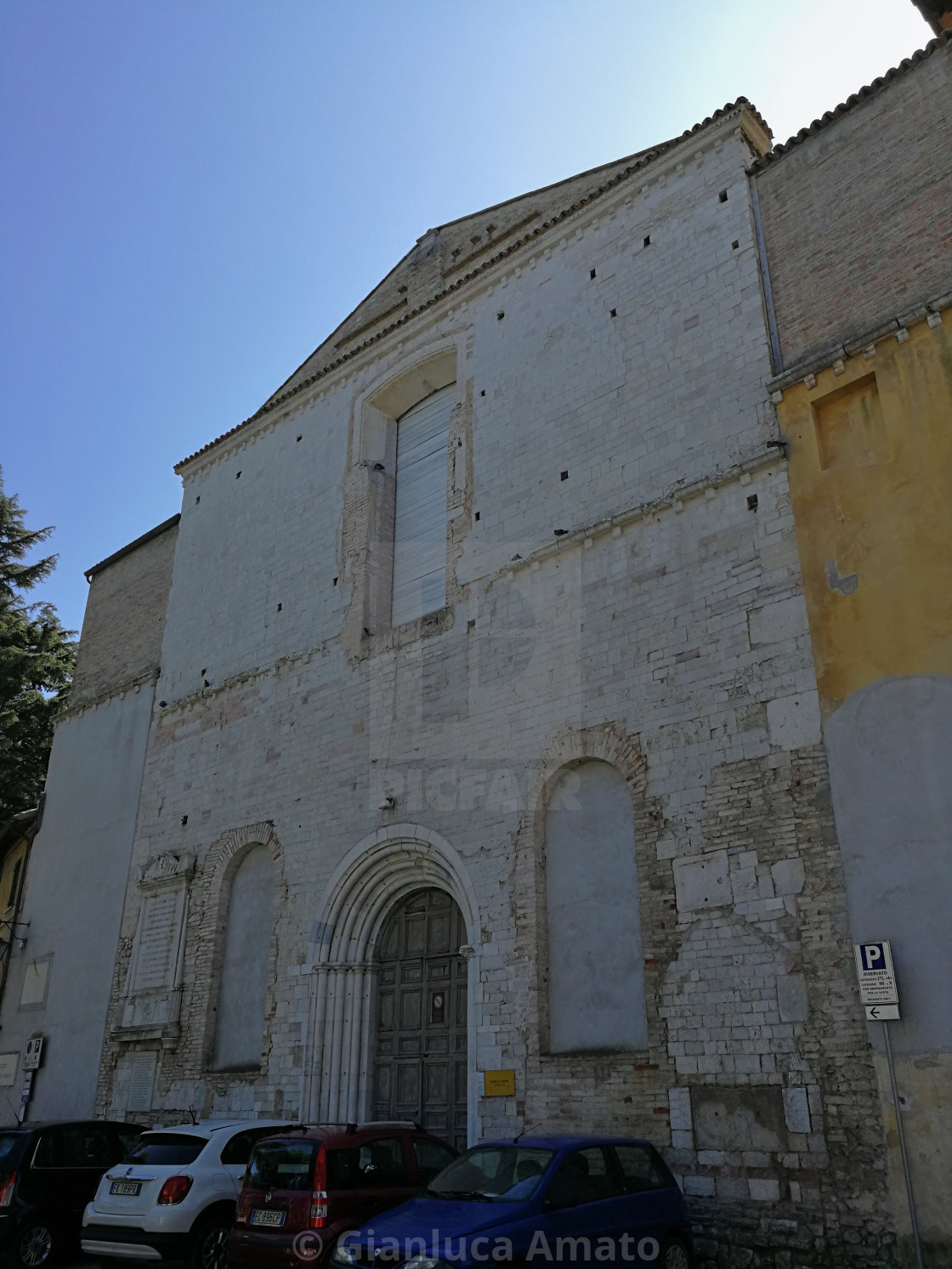 "Spoleto - Ex Chiesa di S. Simone" stock image