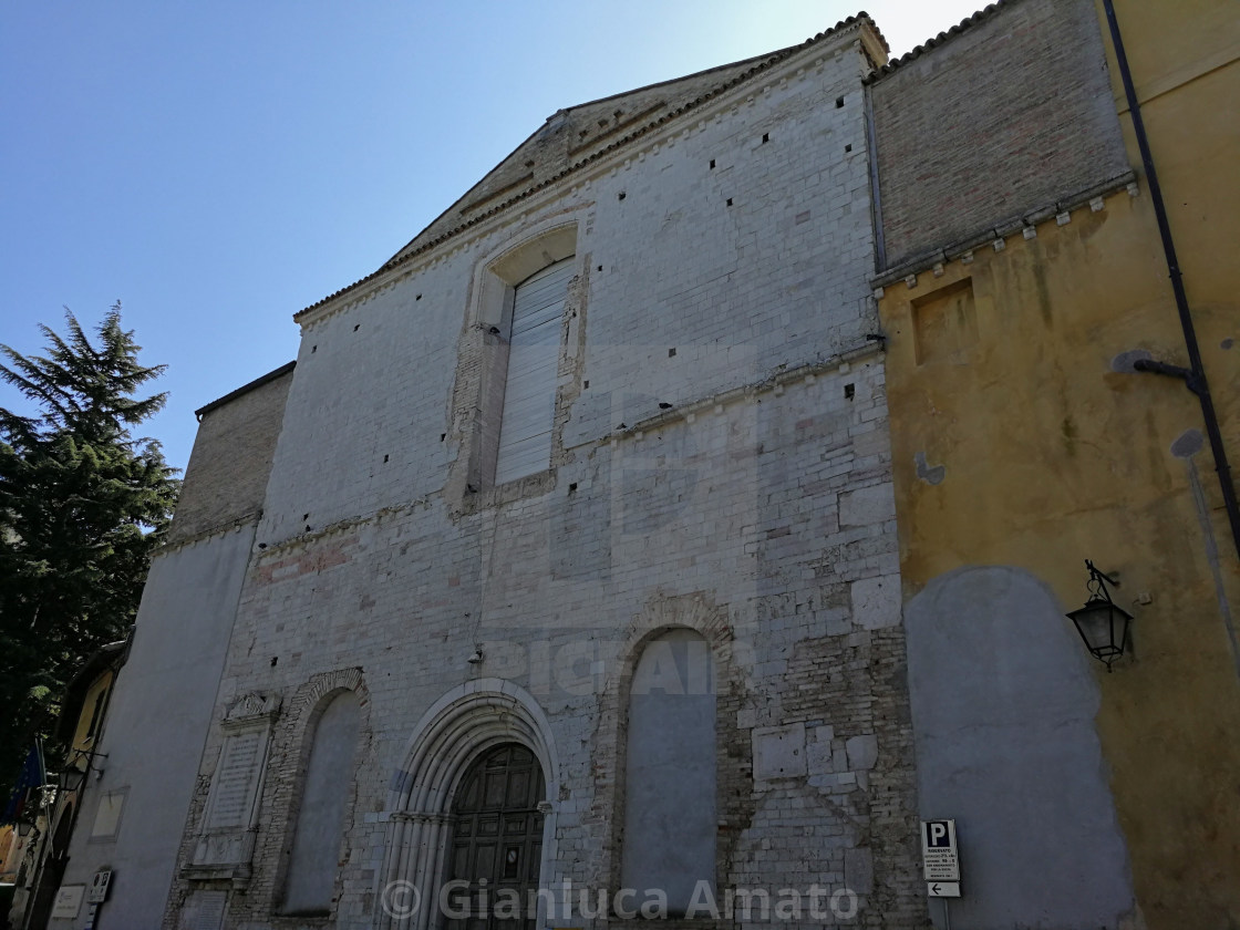 "Spoleto - Ex Chiesa di San Simone" stock image