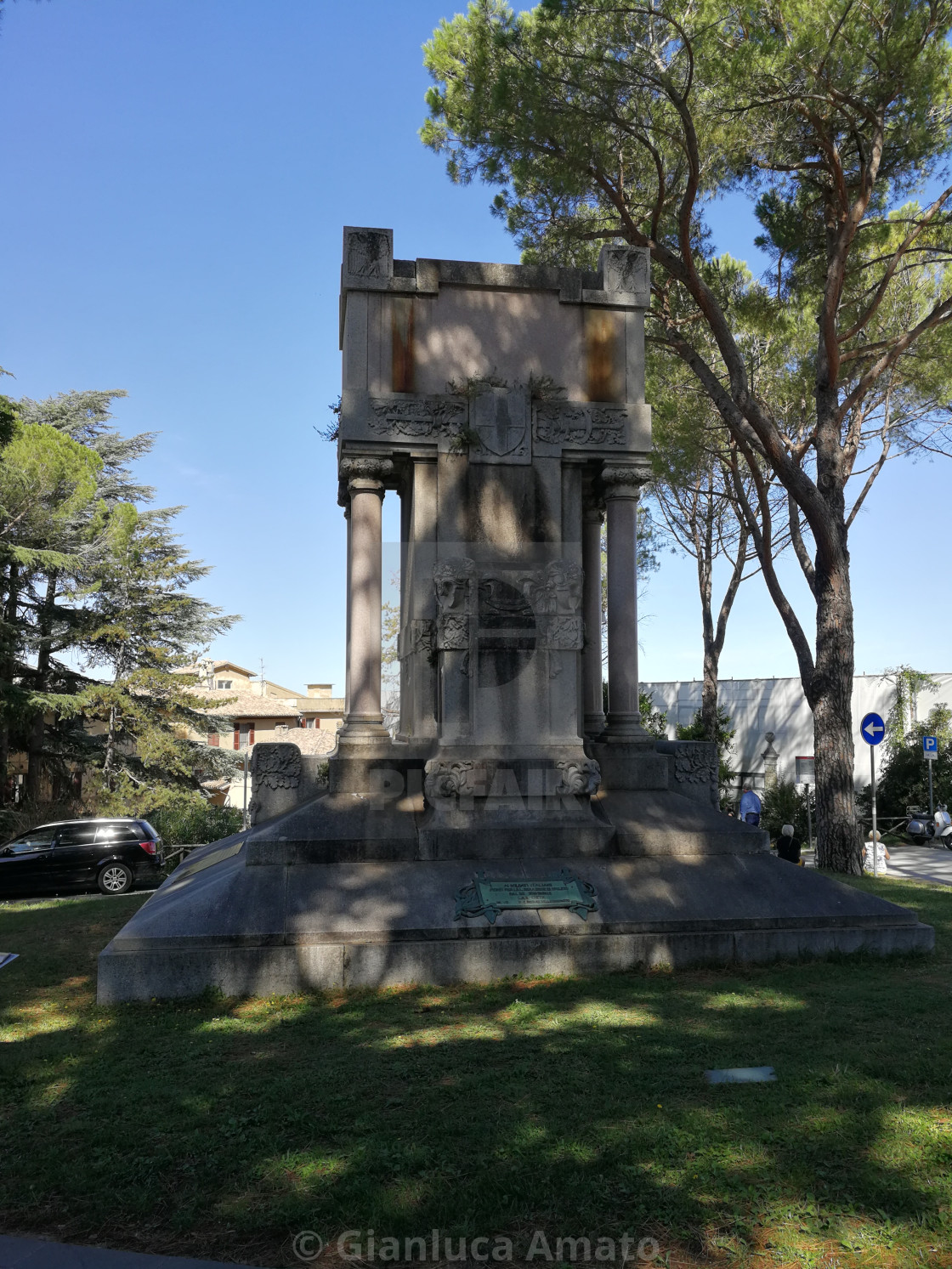 "Spoleto - Monumento ai Caduti" stock image