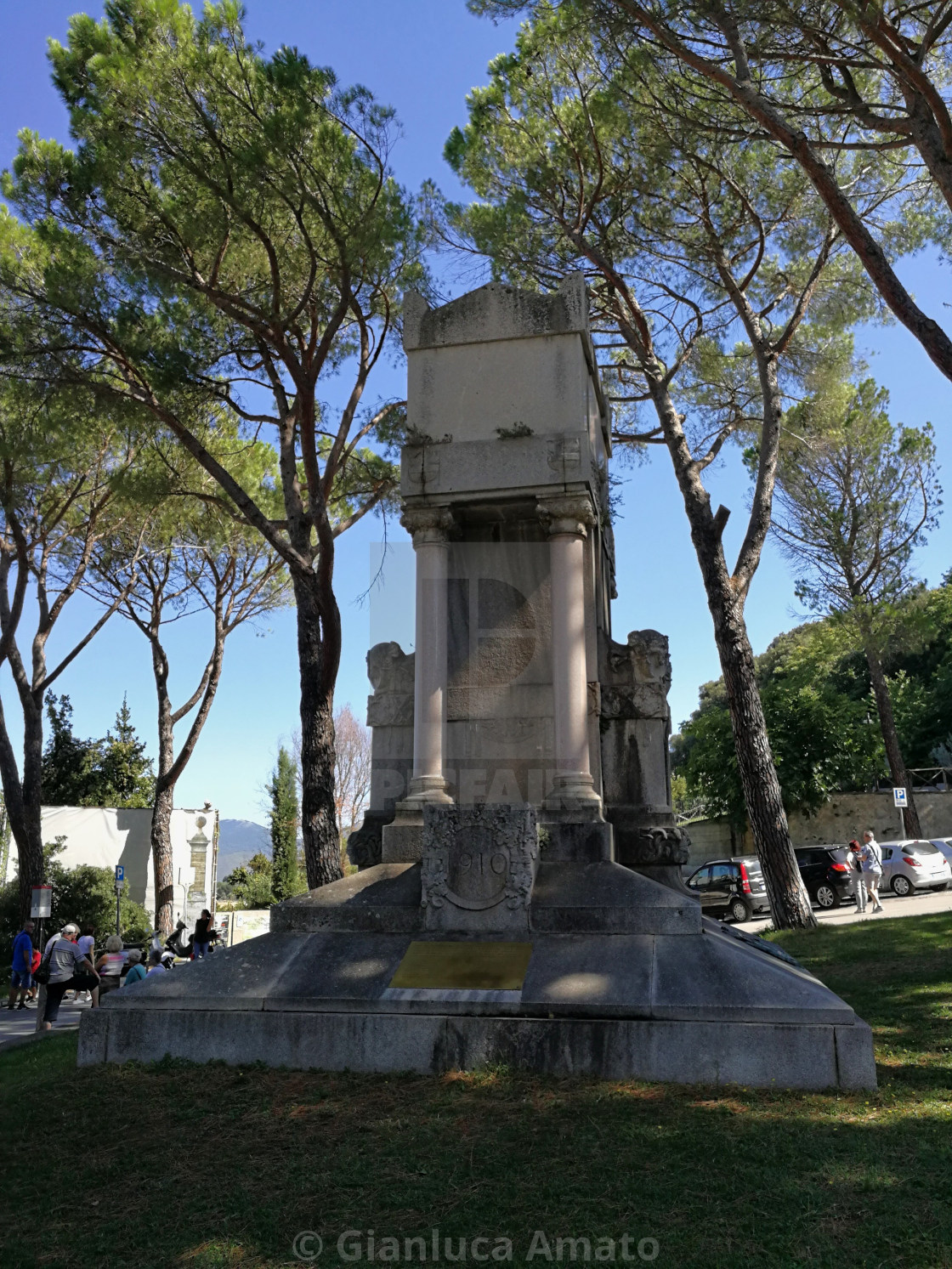 "Spoleto - Scorcio del Monumento ai Caduti" stock image