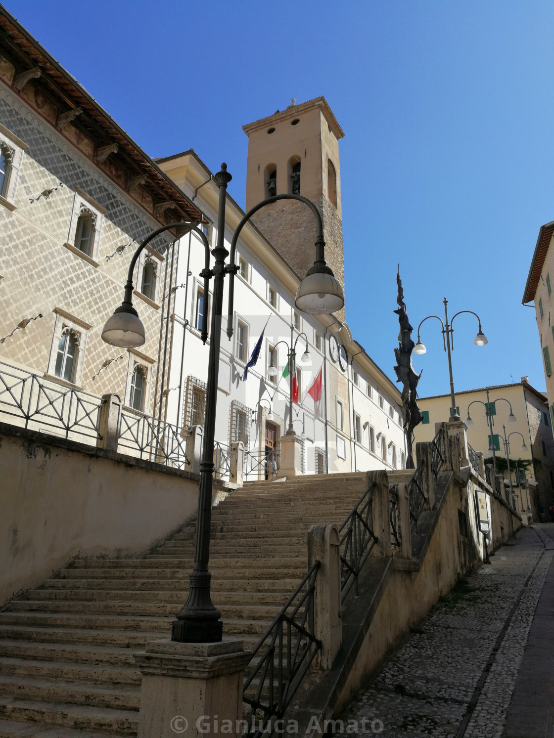 "Spoleto - Scorcio del Municipio" stock image