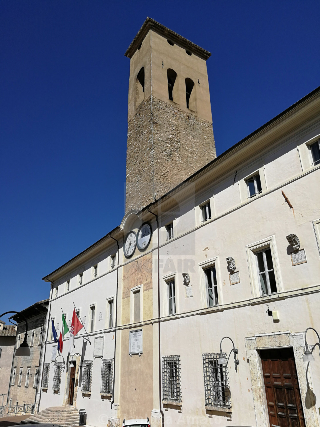 "Spoleto - Scorcio del Palazzo del Municipio" stock image