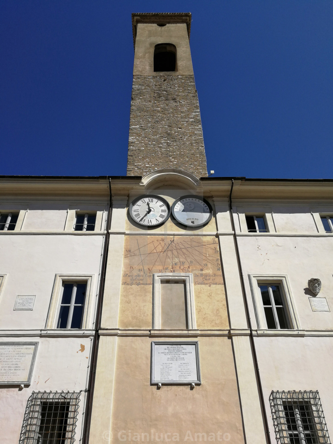 "Spoleto - Torre del Municipio" stock image