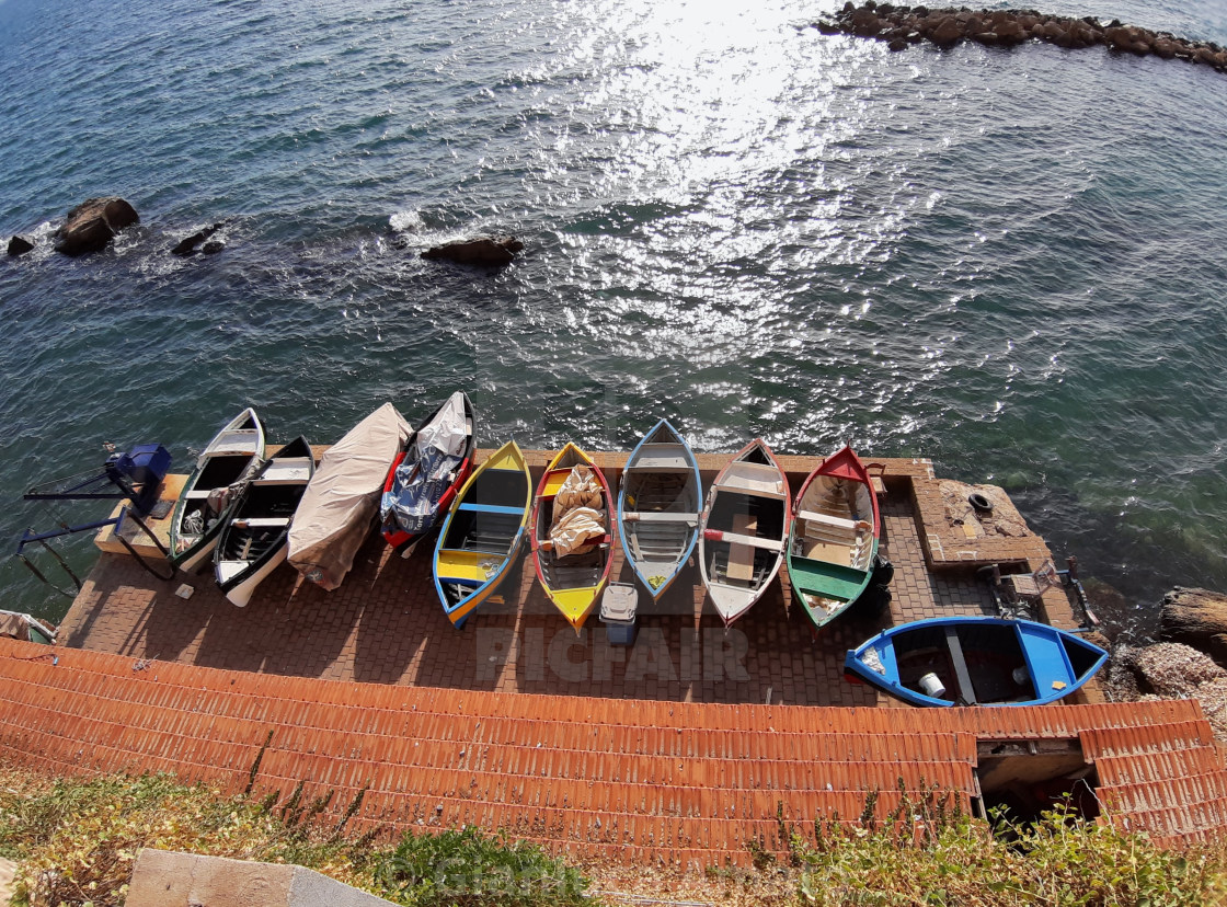 "Taranto - Barche del Palio di Taranto" stock image