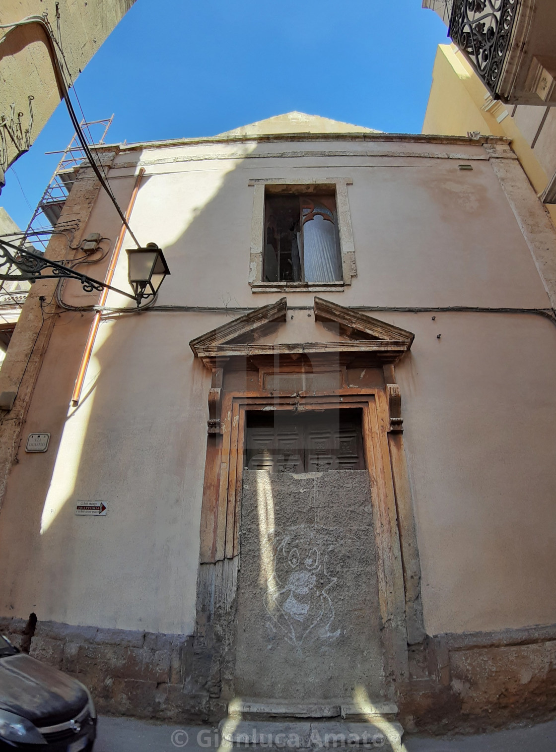 "Taranto - Chiesa murata del centro storico" stock image