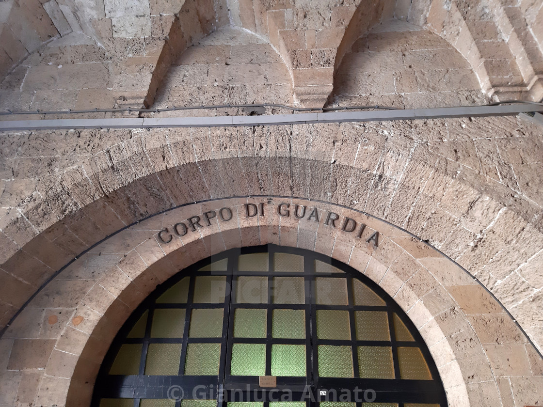 "Taranto - Corpo di Guardia del Castello Aragonese" stock image