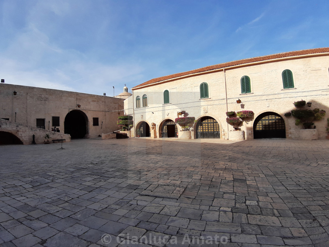 "Taranto - Cortile del Castello Aragonese" stock image