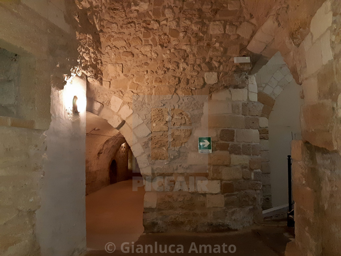 "Taranto - Cunicoli del Castello Aragonese" stock image