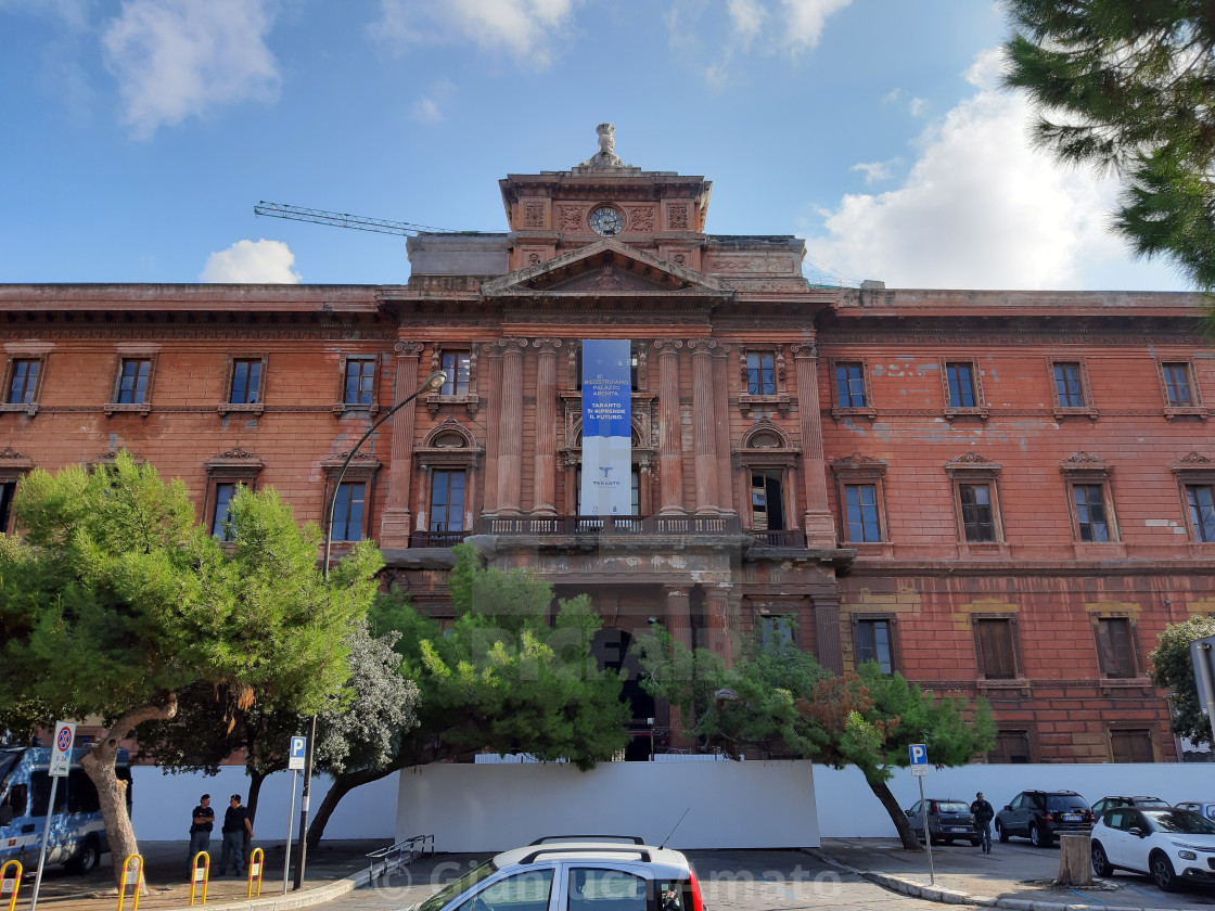 "Taranto - Facciata di Palazzo Archita" stock image