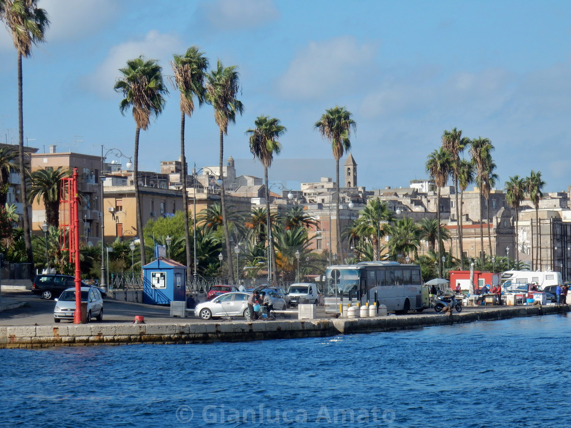 "Taranto - Lungomare dal Mar Piccolo" stock image