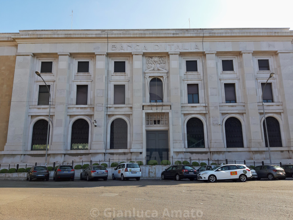 "Taranto - Palazzo Banca d'Italia" stock image