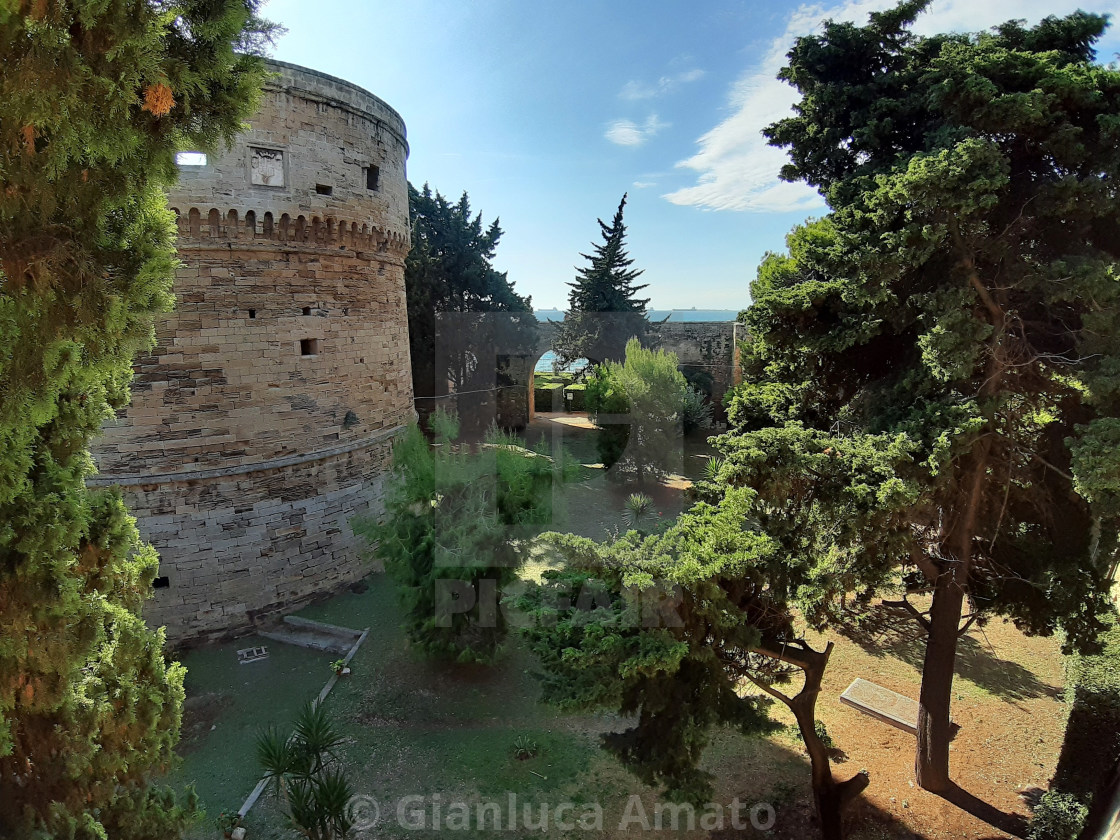 "Taranto - Parco del Castello Aragonese" stock image