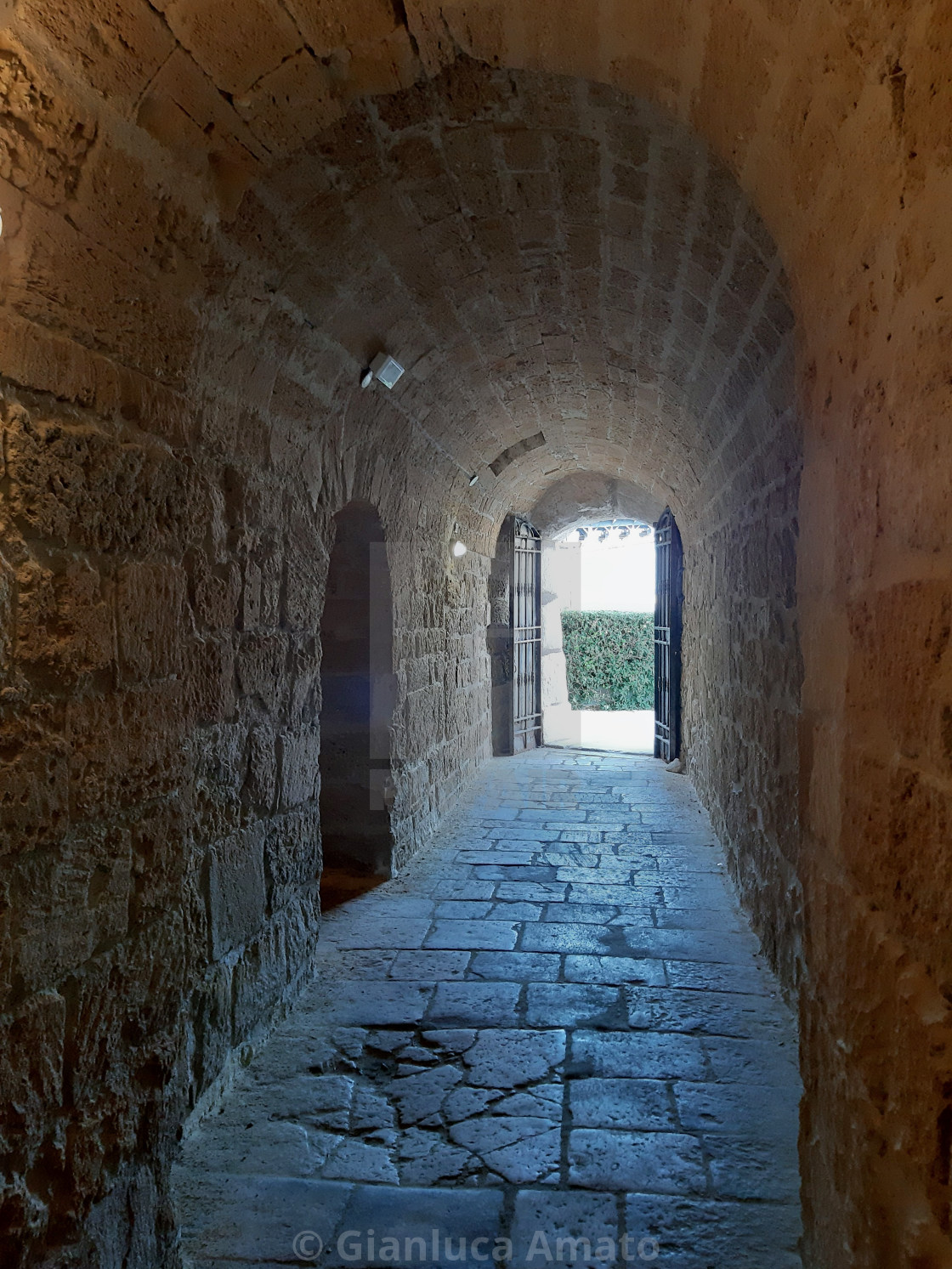 "Taranto - Uscita della Torre San Lorenzo del castello" stock image