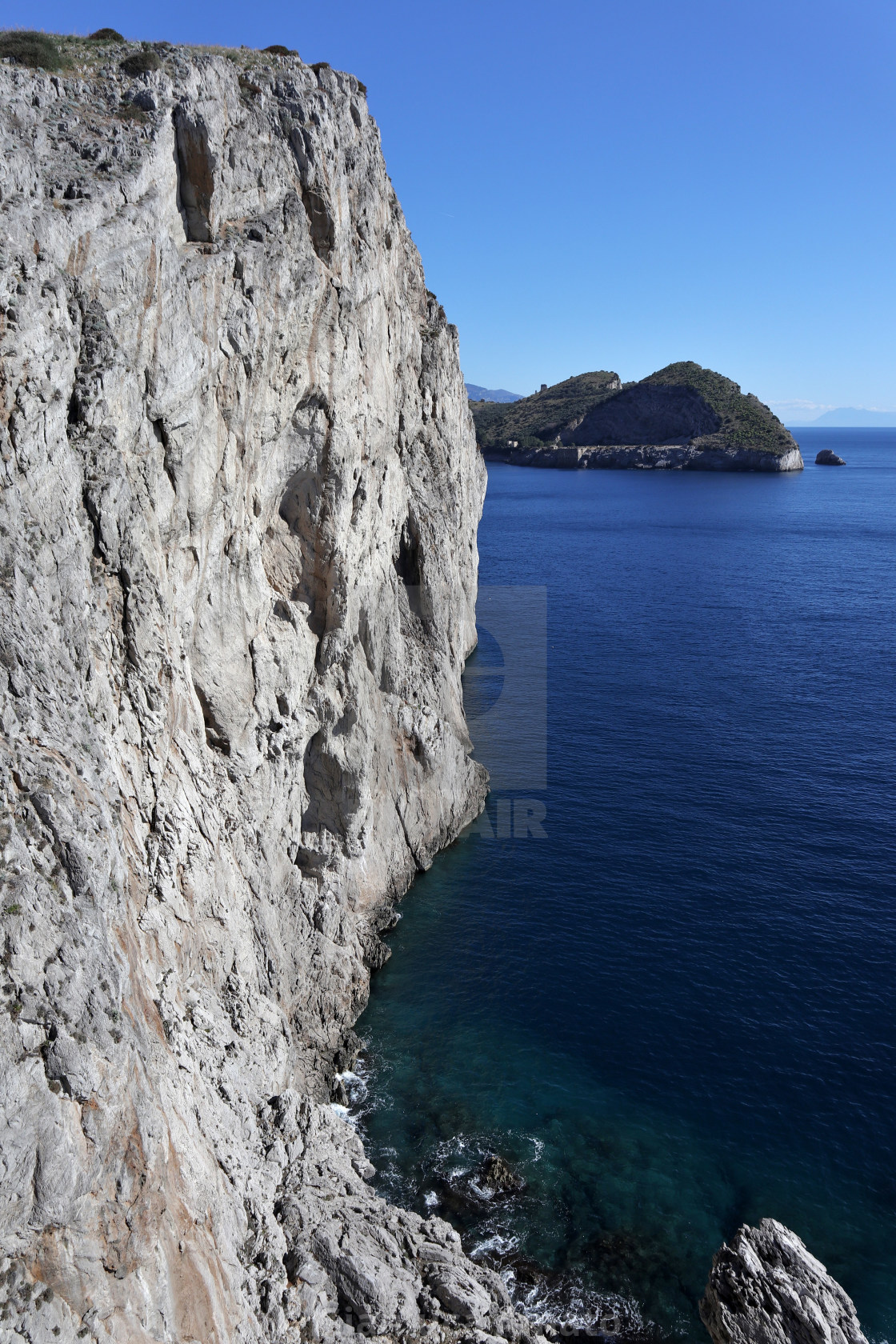 "Termini - Scogliera a Punta Campanella" stock image