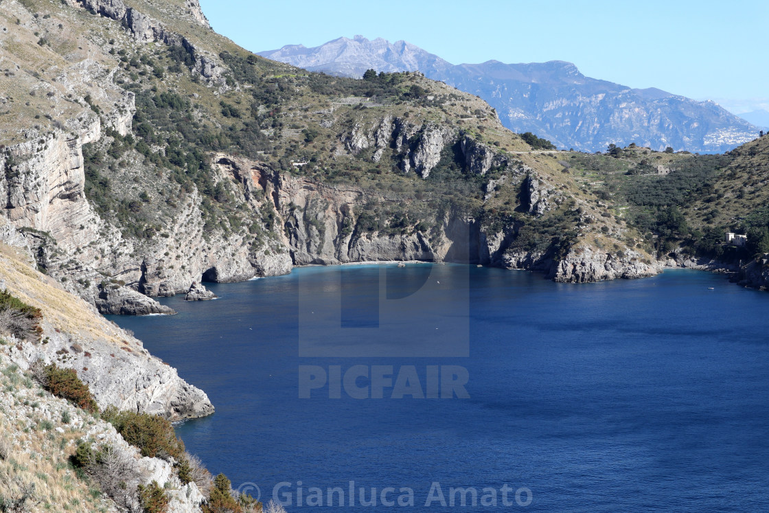 "Termini - Spiagge di Ieranto dal Monte Costanzo" stock image