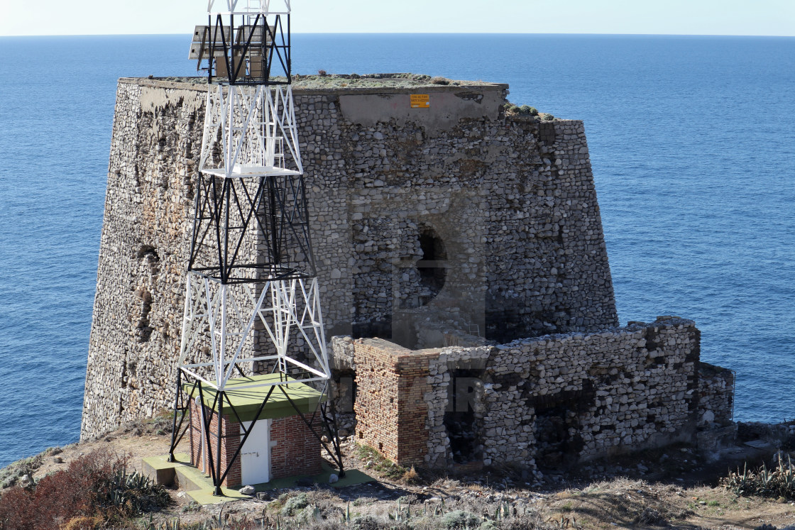 "Termini - Torre Minerva a Punta Campanella" stock image