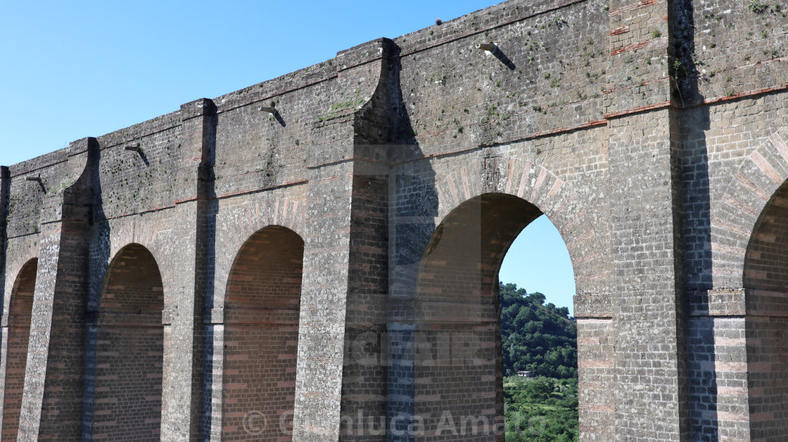 "Valle di Maddaloni - Particolare dell'Acquedotto Carolino" stock image