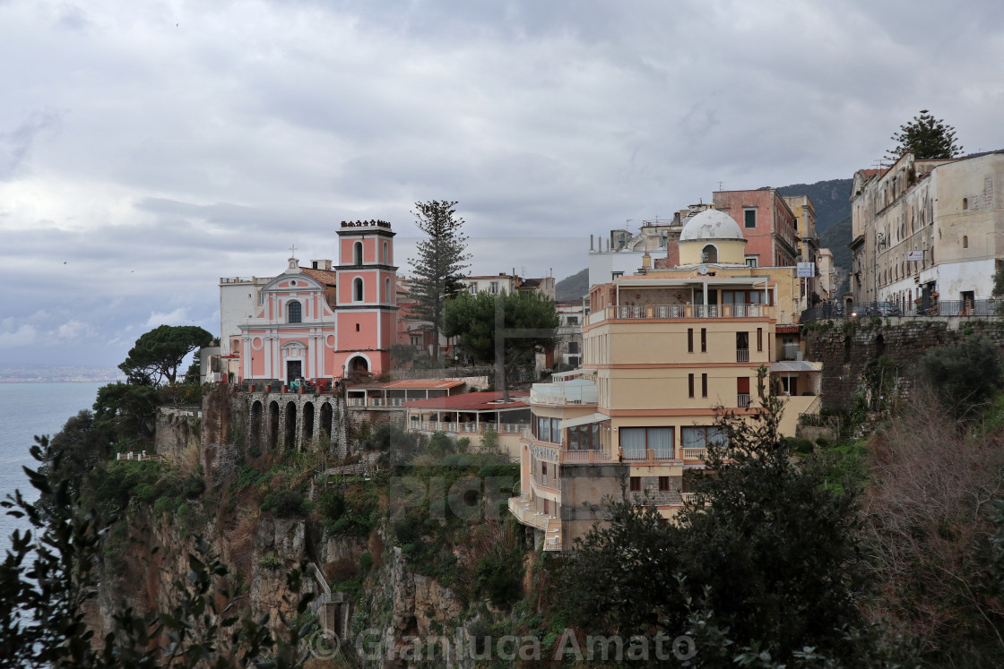 "Vico Equense - Chiese costiere" stock image