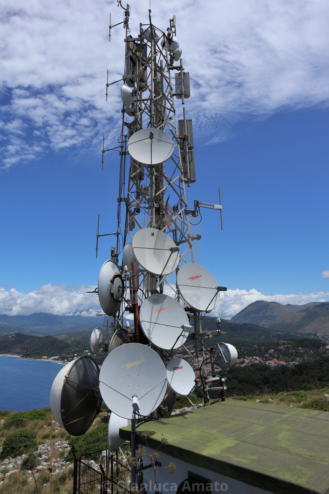 "Palinuro – Antenne al faro" stock image