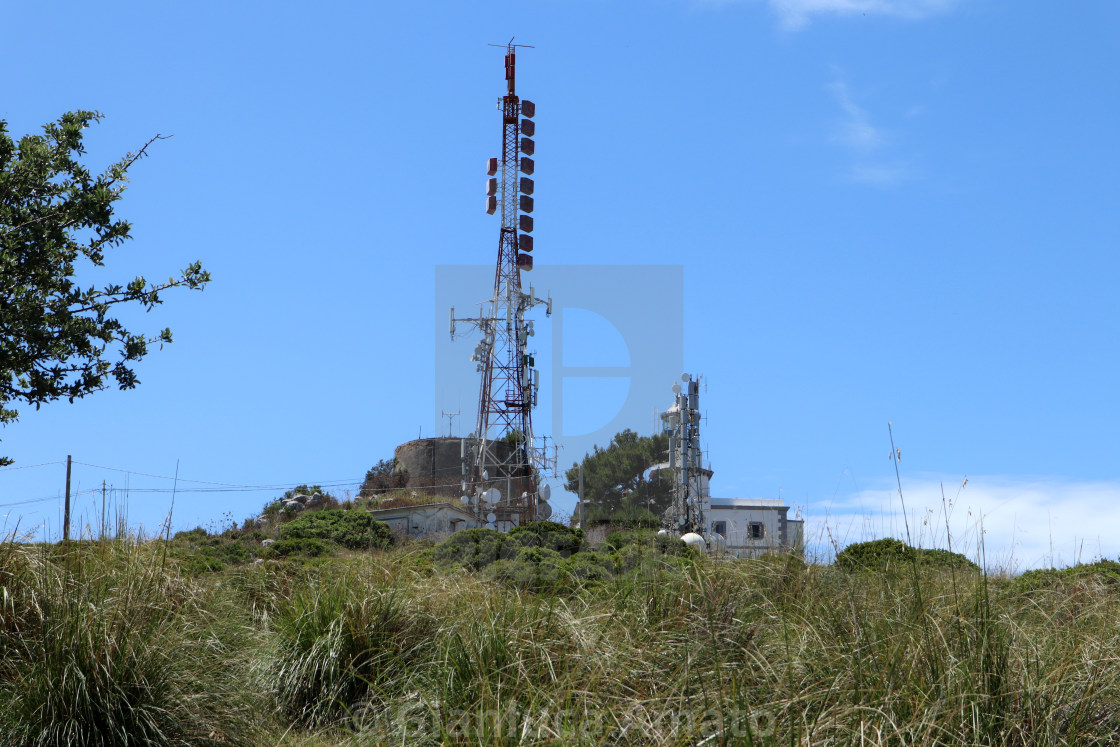 "Palinuro – Antenne dal sentiero delle torri" stock image