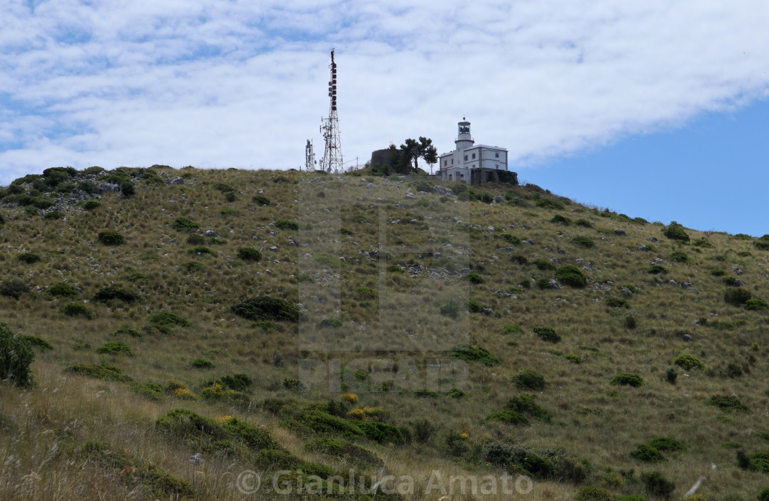 "Palinuro – Faro dal sentiero delle torri" stock image