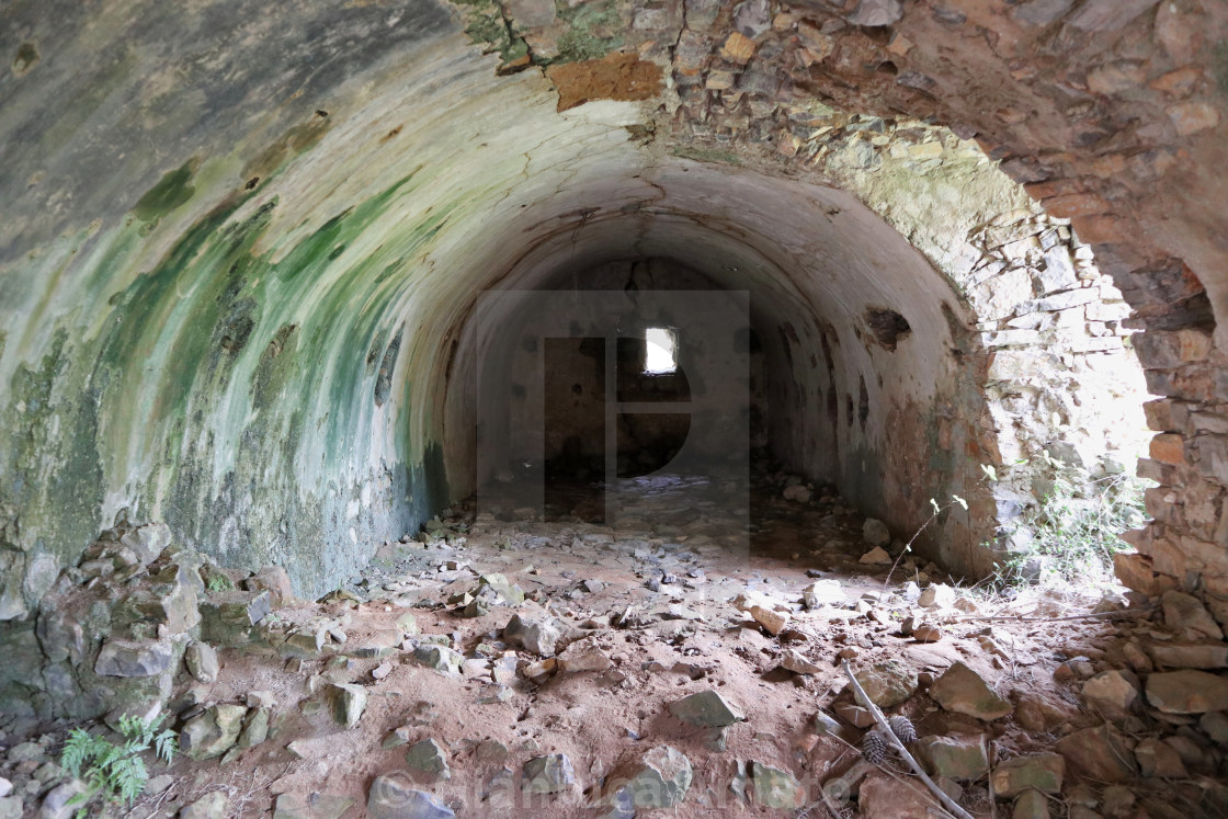 "Palinuro – Interno del Fortino Monte d'Oro" stock image