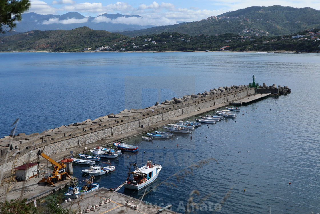 "Palinuro - Ormeggi del porto" stock image