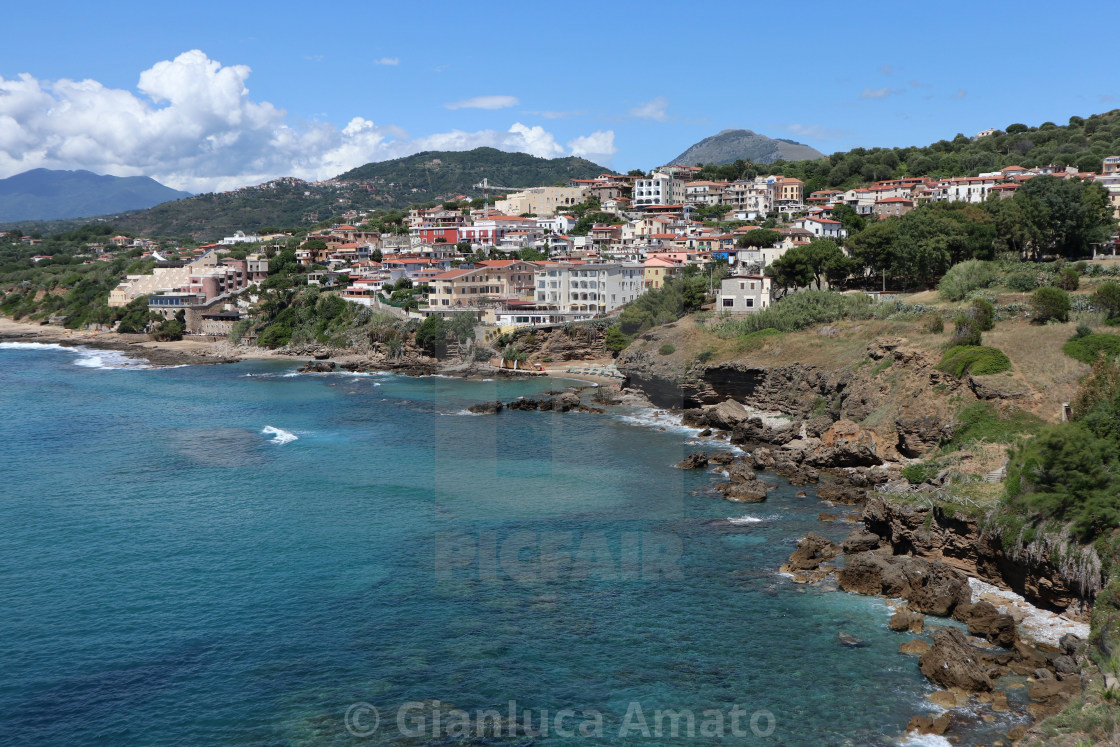 "Palinuro – Panorama del borgo" stock image